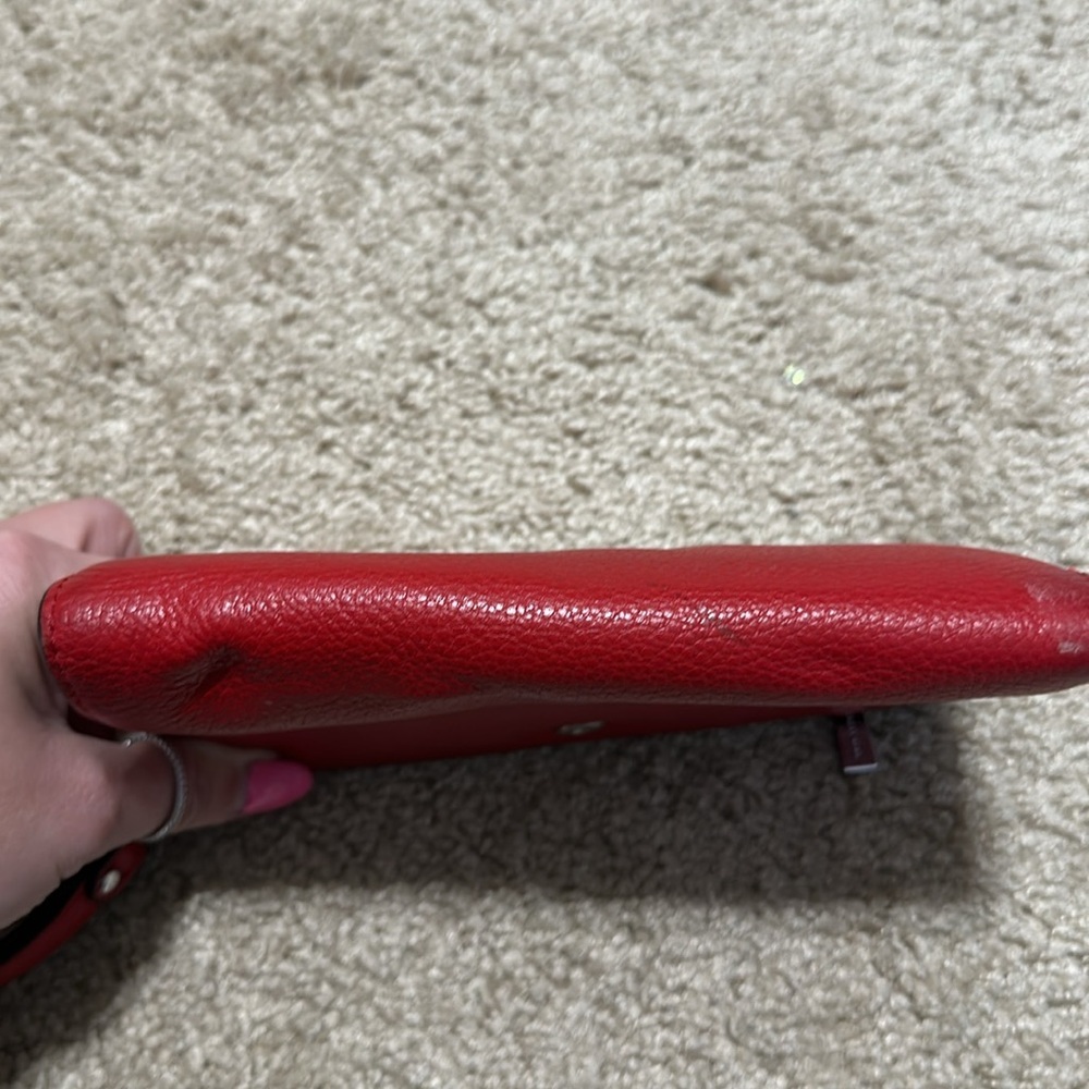 Michael Kors Red Wallet Wristlet - Picture 8 of 10